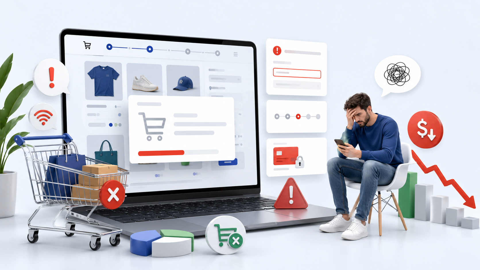 Errores que hacen perder ventas en una tienda online