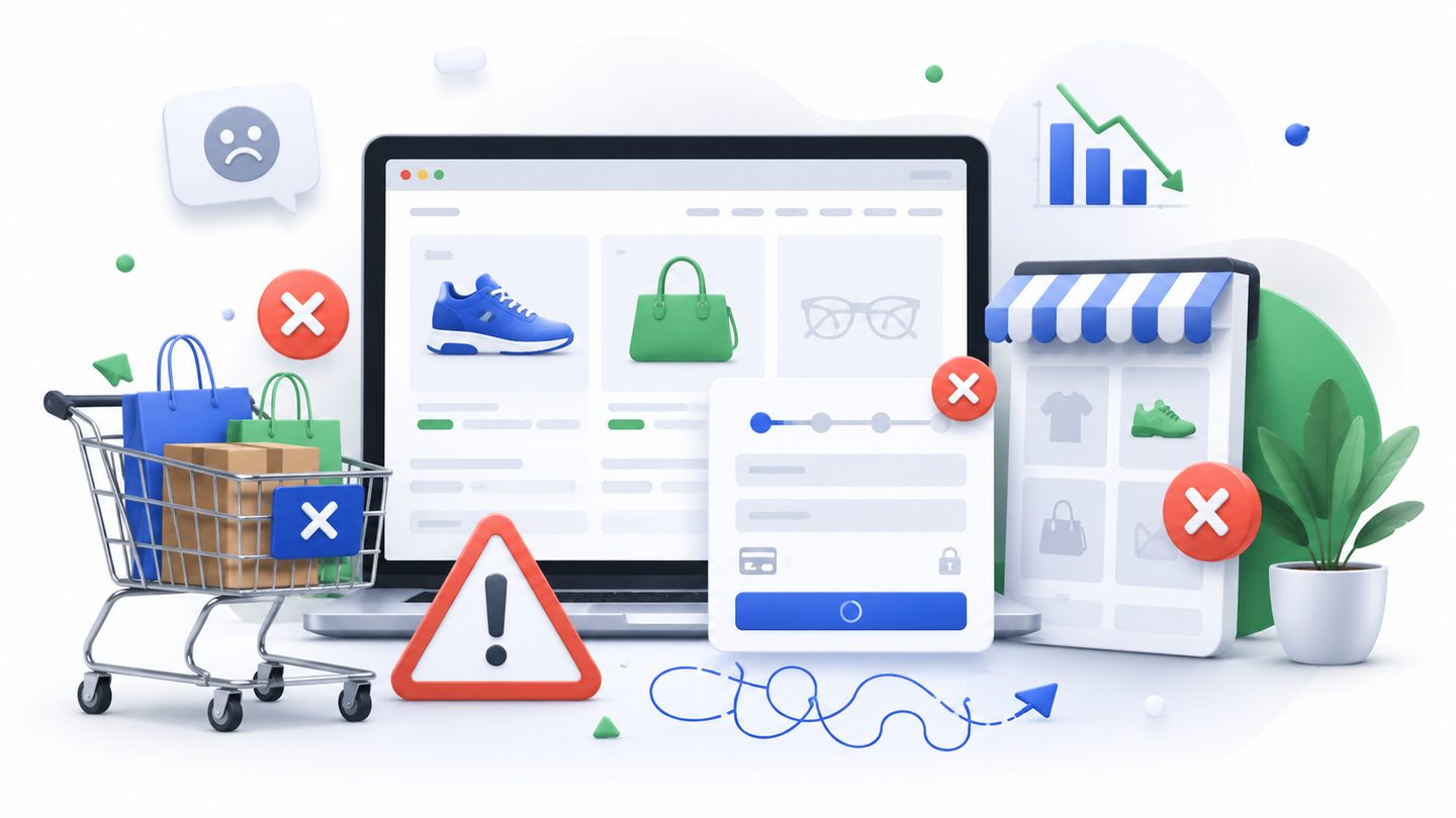 Errores comunes que hacen perder ventas en una tienda online
