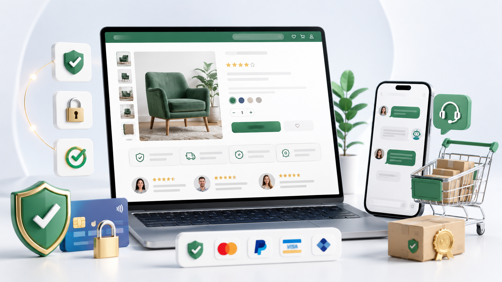 Qué debe tener una tienda virtual para generar confianza